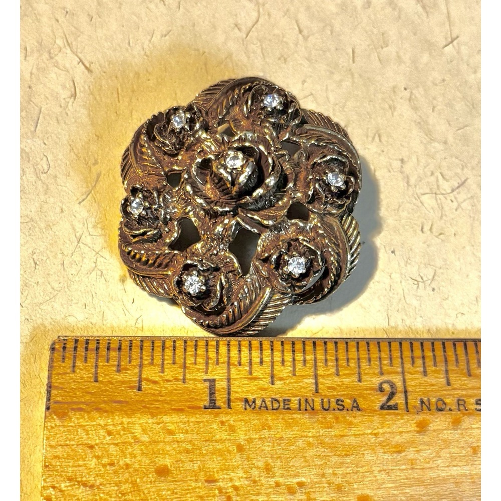 vintage, signed Goldette Brooch‎